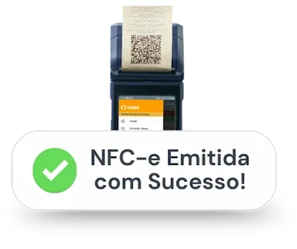 Emissão de nota fiscal eletrônica NFC-e