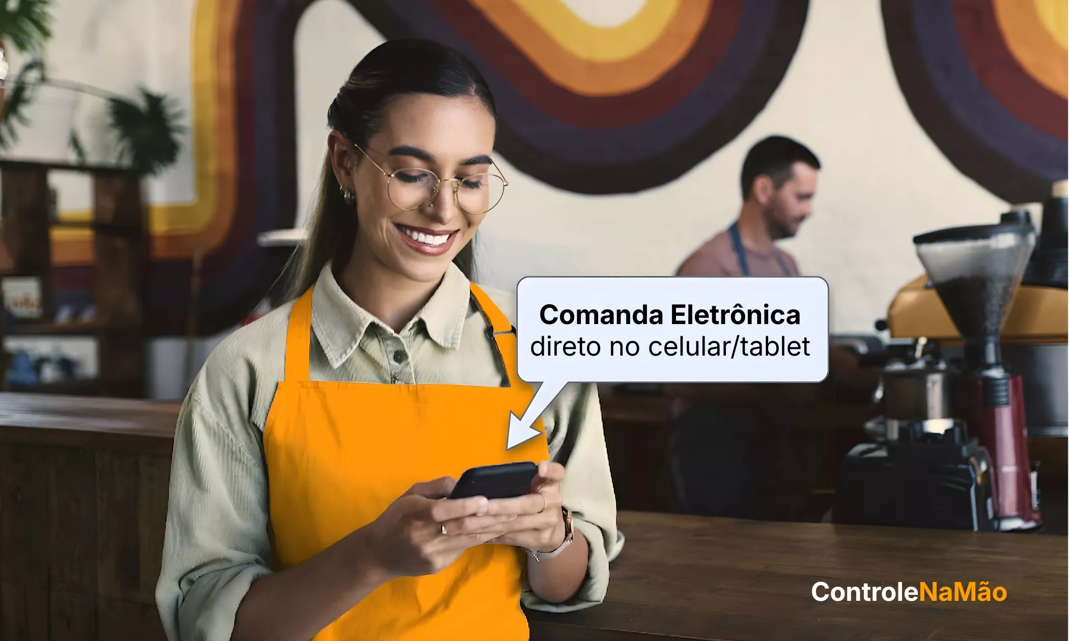 Comanda eletrônica integrada ao fechamento de caixa e financeiro no ControleNaMão